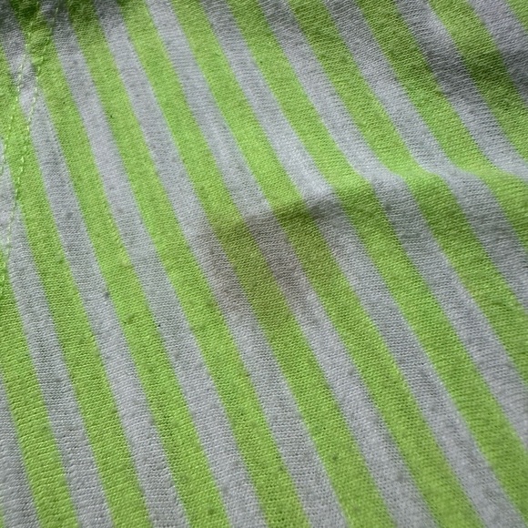 George Girls Green  Striped Cotton Summer Dress Size 7-8 - Picture 5 of 7